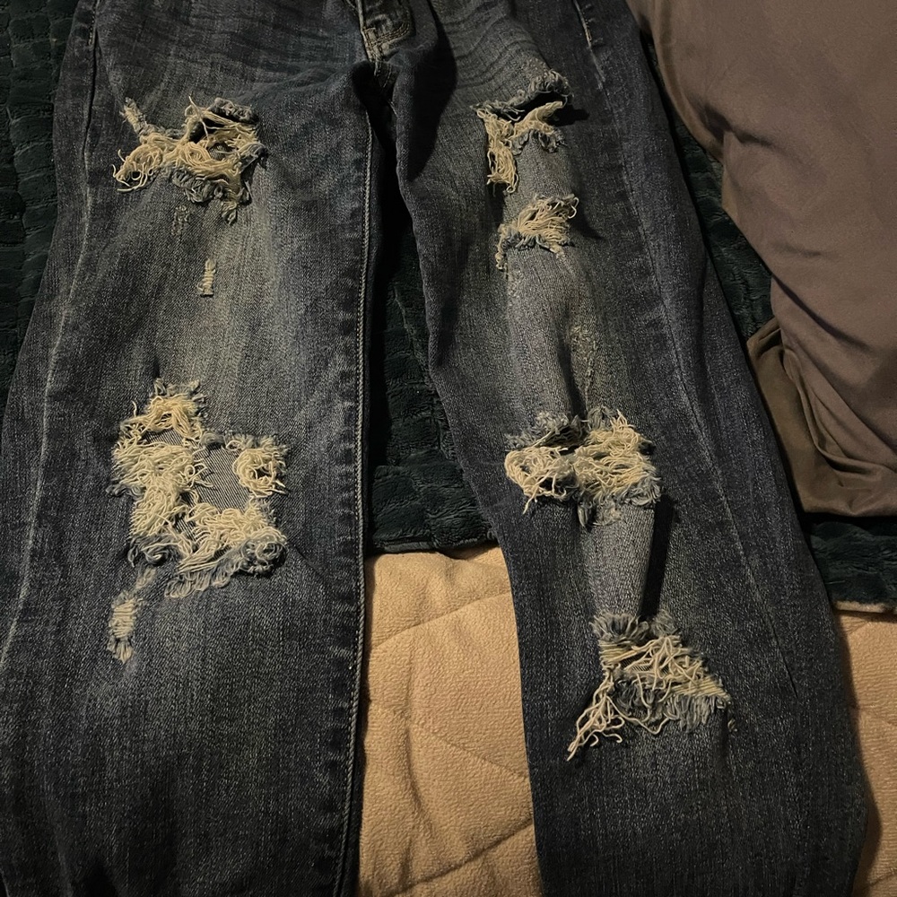 Judy Blue 3 Pairs Distressed Nwo tags Boyfriend Fit Size 1/25 - Picture 9 of 10